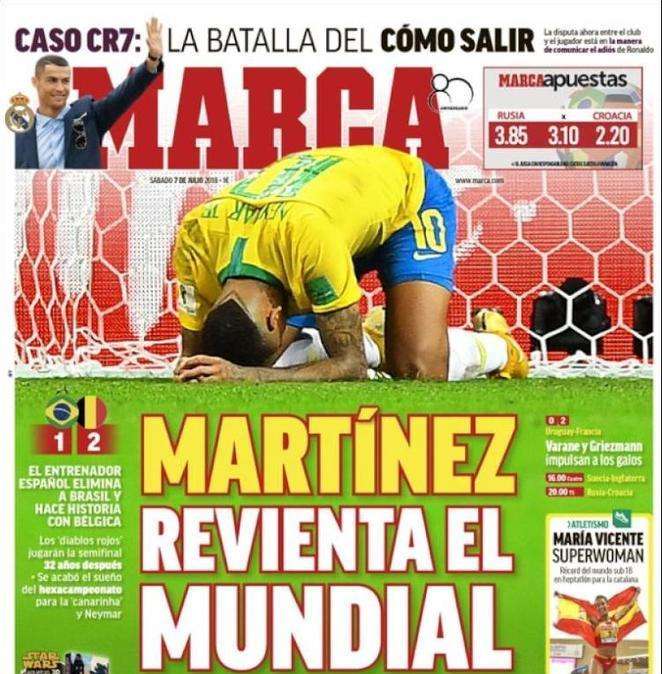 Belgio, Marca: "Martinez irrompe nel Mondiale"