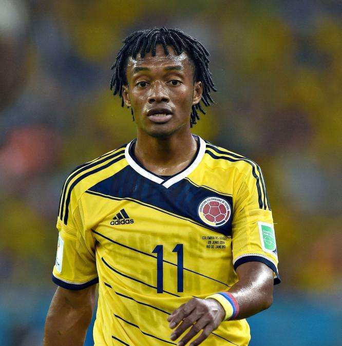 Colombia, Cuadrado sostituito al 31'