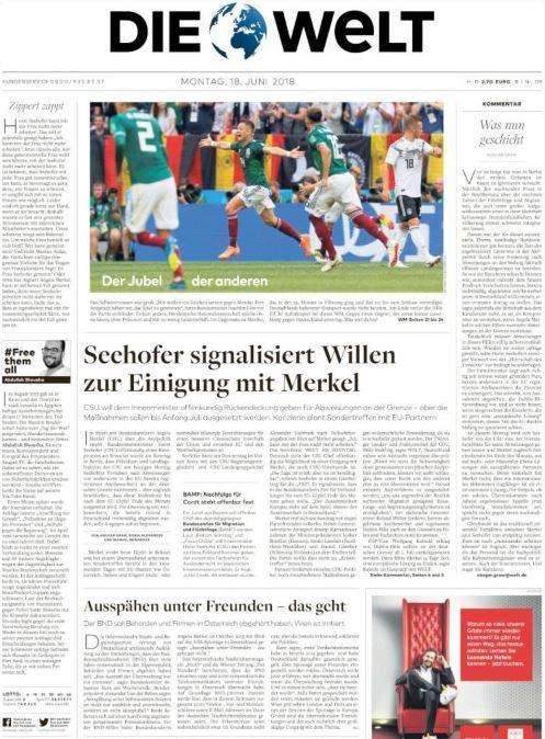 Die Welt e la sconfitta della Germania: "Gli applausi per gli altri"