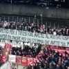 La Curva Davide Pieri chiede rispetto: lo striscione