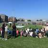 Il progetto "IO Tifo positivo" al Monzello, con Pizzignacco e Martins