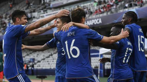 Un biancorosso in gol con la Nazionale Italiana 