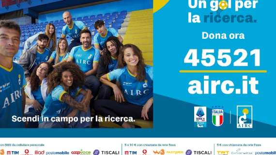 Il Mondo del calcio in campo per la ricerca con la fondazione AIRC