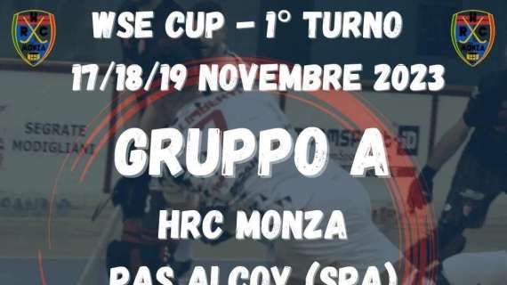 Hockey Pista: il sorteggio europeo di Monza in WSE Cup