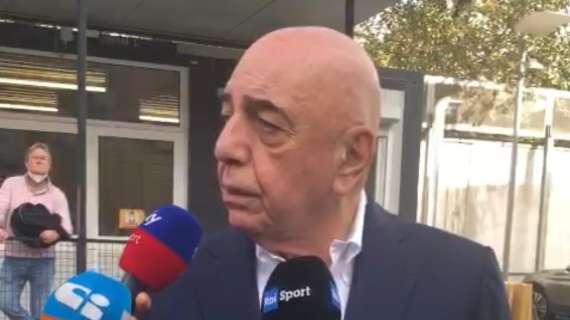 Galliani ha portato i saluti della squadra e della società a Marì