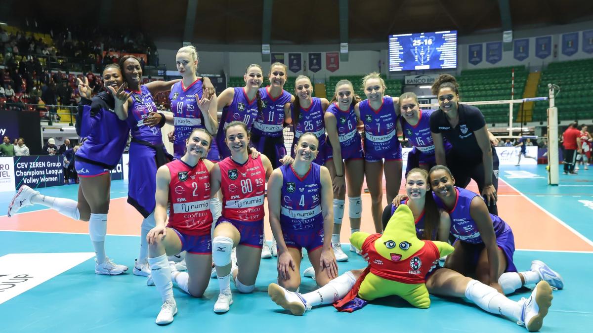 Esordio vincente per la Numia Vero Volley Milano in Champions contro l'Olympiakos
