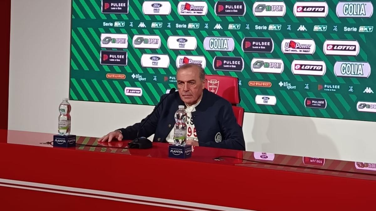 Mister Castori analizza in sala conferenza la gara: "Il Monza è ben equipaggiata per la A, poi penso che..."