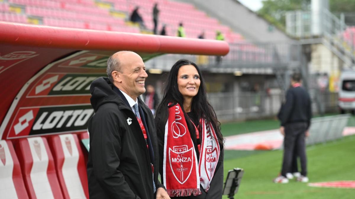 Monza vincente, esulta anche il presidente Lauren Crampsie 