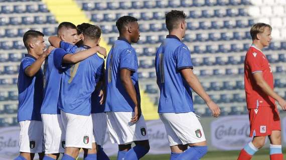 GdS- Italia Under 21: Tonali assistman, Pirola in gol, sorpresa Cancellieri
