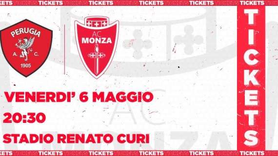 Perugia-Monza: tutte le info sui biglietti!
