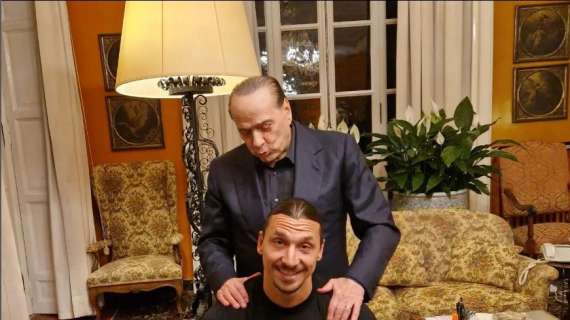 Ibrahimovic fa visita a Berlusconi: "Il passato non si cancella e il futuro è tutto da scrivere"