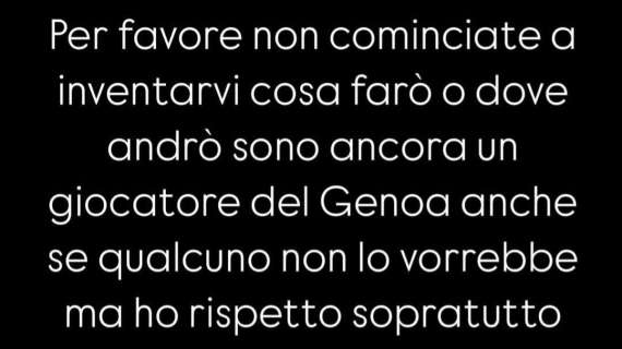 Balotelli: "Non cominciate a inventarvi dove andrò, sono ancora un giocatore del Genoa"