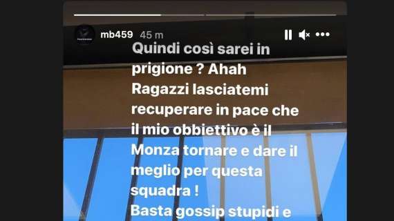 Balotelli: "Basta fake news, penso solo al Monza"