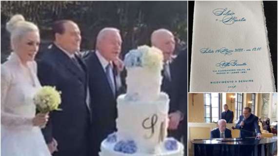Celebrato il matrimonio simbolico di Silvio Berlusconi a Villa Gernetto con Marta Fascina