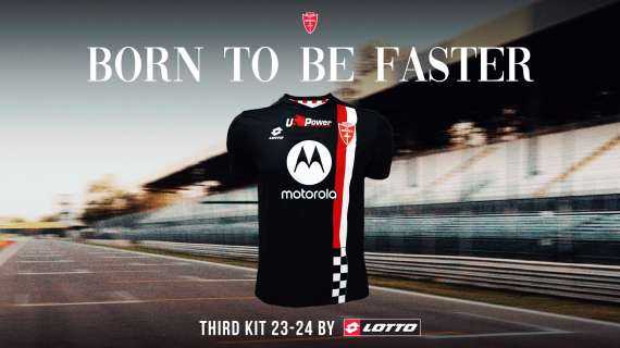 Il Monza presenta la terza maglia 2023/2024: born to be faster