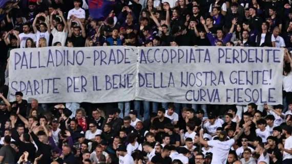 Striscioni polemici a Firenze contro Palladino e società