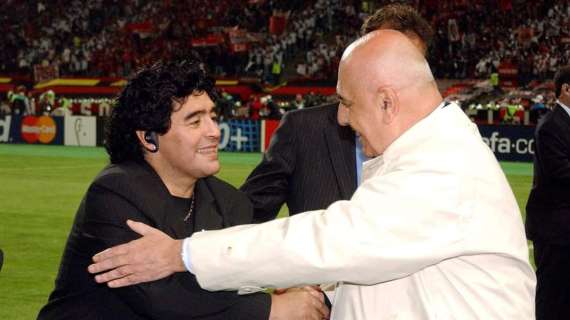 Anche Adriano Galliani saluta Maradona. Il post con le sue parole