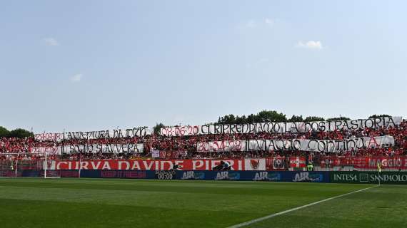 Il dato degli spettatori presenti allo stadio per Monza-Salernitana