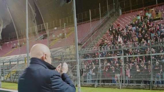 FOTO - Galliani ringrazia i tifosi arrivati al “Curi”