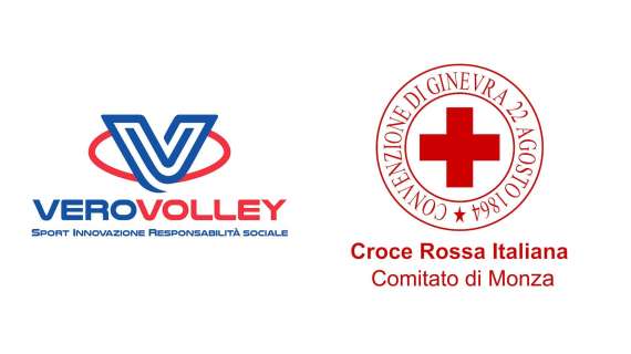 Vero Volley Monza, partnership con la Croce Rossa Italiana