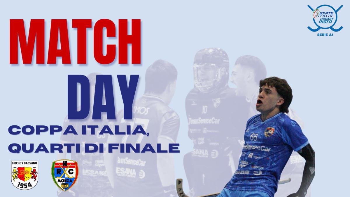 Hockey Pista: stasera per Monza ostacolo Bassano in Coppa Italia