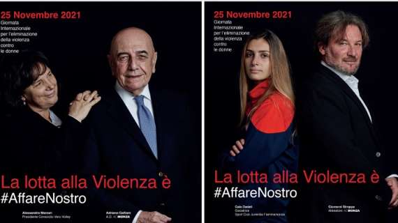 25 novembre, l'AC Monza contro la violenza sulle donne