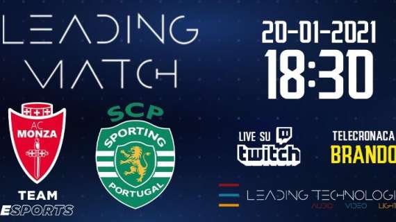 Leading match: il 20 gennaio terza gara con lo Sporting Lisbona