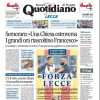 Nuovo Quotidiano di Puglia: "Forza Lecce! Dopo una settimana di dolore"
