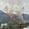 Incendio doloso ai Camaldoli: abitazioni minacciate dalle fiamme
