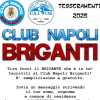 Club Napoli Briganti lancia la sfida: 999 iscritti per i 10 anni