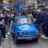 VIDEO - Stupendo a Largo Maradona: sfila già una 500 tutta azzurra