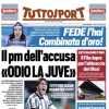 PRIMA PAGINA - Tuttosport: “Il pm dell’accusa: ‘Odio la Juve’”