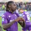 Kean show, tripletta e anche la Fiorentina è prima: 3-1 al Verona