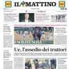 PRIMA PAGINA - Il Mattino: "I soliti noti. Napoli ripreso al 96'!"