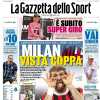 Gazzetta dello Sport: "Milan vista Coppa. Assist alla Juve"