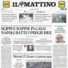 Il Mattino titola: "La carica dei 140mila al Maradona"