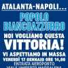 I tifosi 'abbracciano' la squadra prima di Atalanta-Napoli: appuntamento a Capodichino