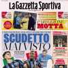 La Gazzetta dello Sport: "Scudetto mai visto! Tra Conte e la testa c'è ancora la Lazio"