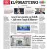 PRIMA PAGINA - Il Mattino: "Conte, pressing DeLa: proposto triennale. L’alternativa è Gasp”