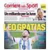 PRIMA PAGINA - Corriere dello Sport: “Leo gratias”