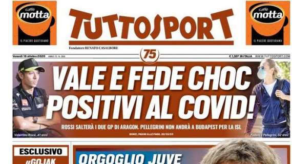 PRIMA PAGINA - Tuttosport: "Orgoglio Juve, Agnelli contro tutti"