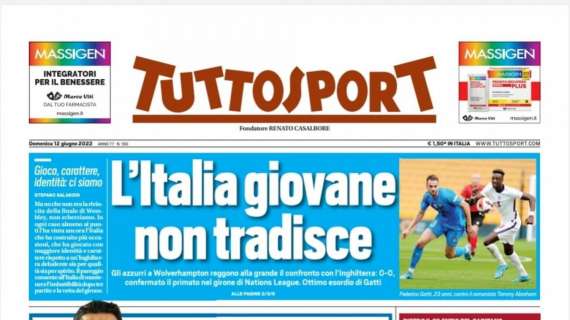 PRIMA PAGINA - Tuttosport: "Di Maria, ultima chiamata"