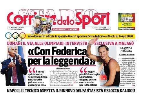 PRIMA PAGINA - CdS Campania: "Insigne, ci conto"