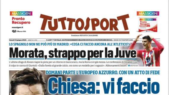 Tuttosport: “Chiesa: vi faccio vedere io!"