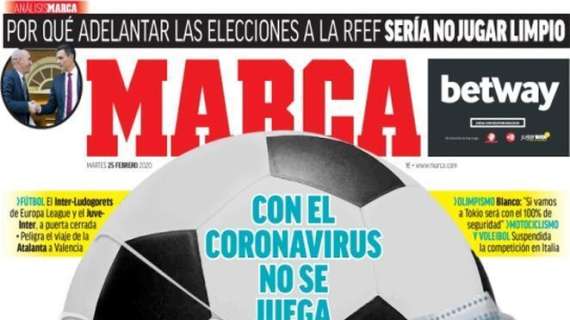 PRIMA PAGINA - Marca: "La grande sfida per il Barça di Setièn"