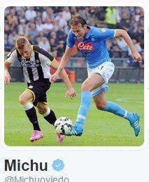 FOTO - Curiosità: Michu rientra allo Swansea ma su Twitter è ancora del Napoli