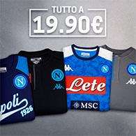 I prodotti SSC Napoli ad uno solo imperdibile prezzo