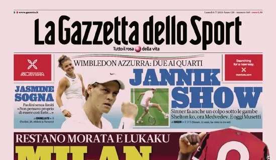 Gazzetta: "Milan prendi il 9. Restano Morata e Lukaku"