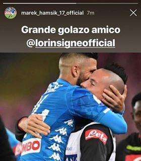 FOTO - "Grande golazo amico!", Hamsik elogia Insigne: abbraccio speciale tra i due 