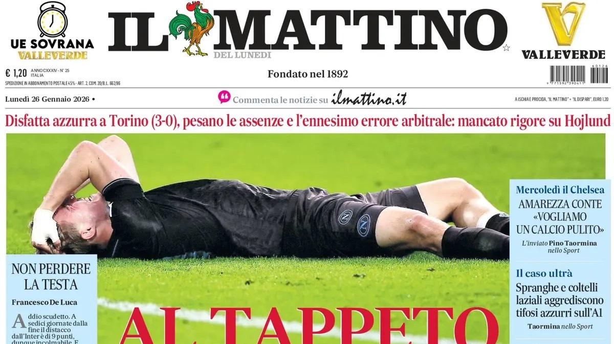 Il Mattino: "Al tappeto"